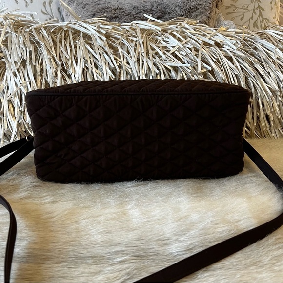 VERA BRADLEY Boston Bag Microfiber Brown Satchel Crossbody Convertible Espresso - Picture 7 of 9